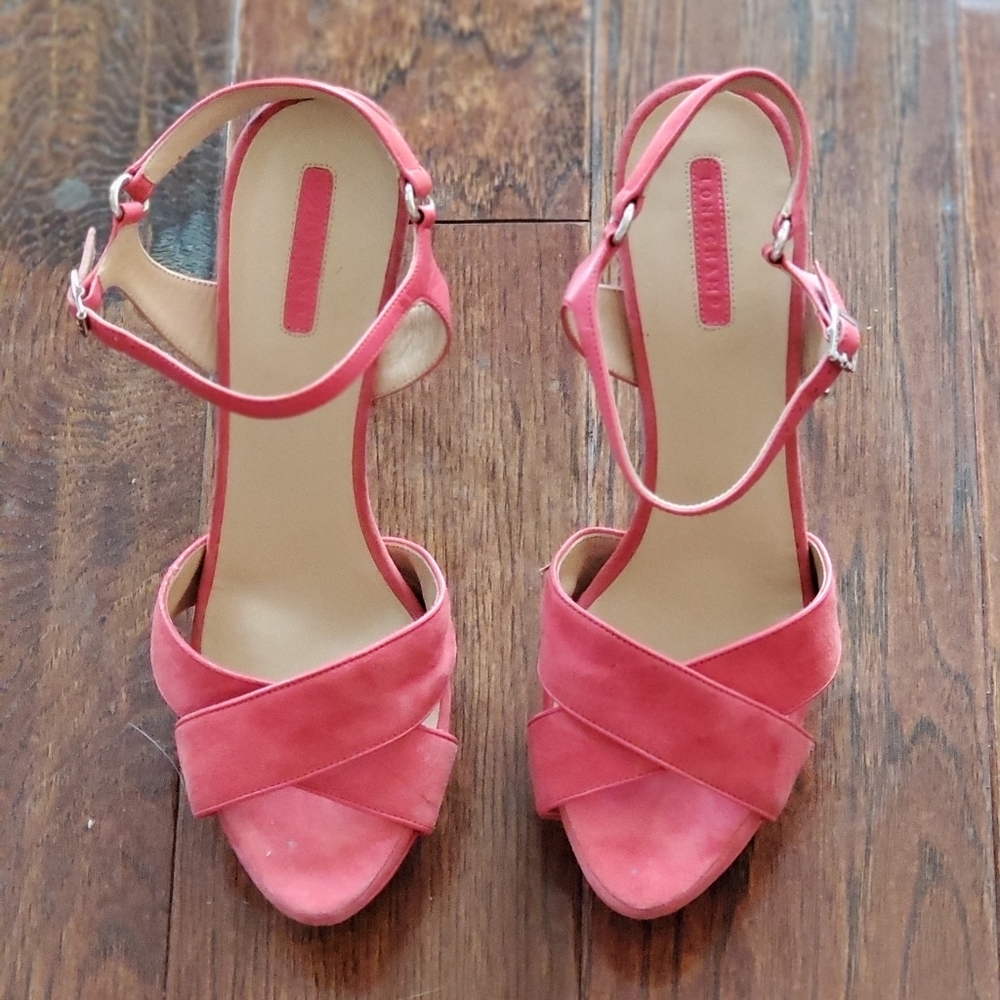 NWT Pink Long Cham Heels for woman